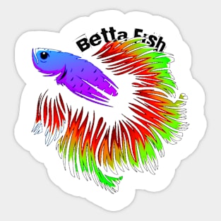 Betta fish Sticker